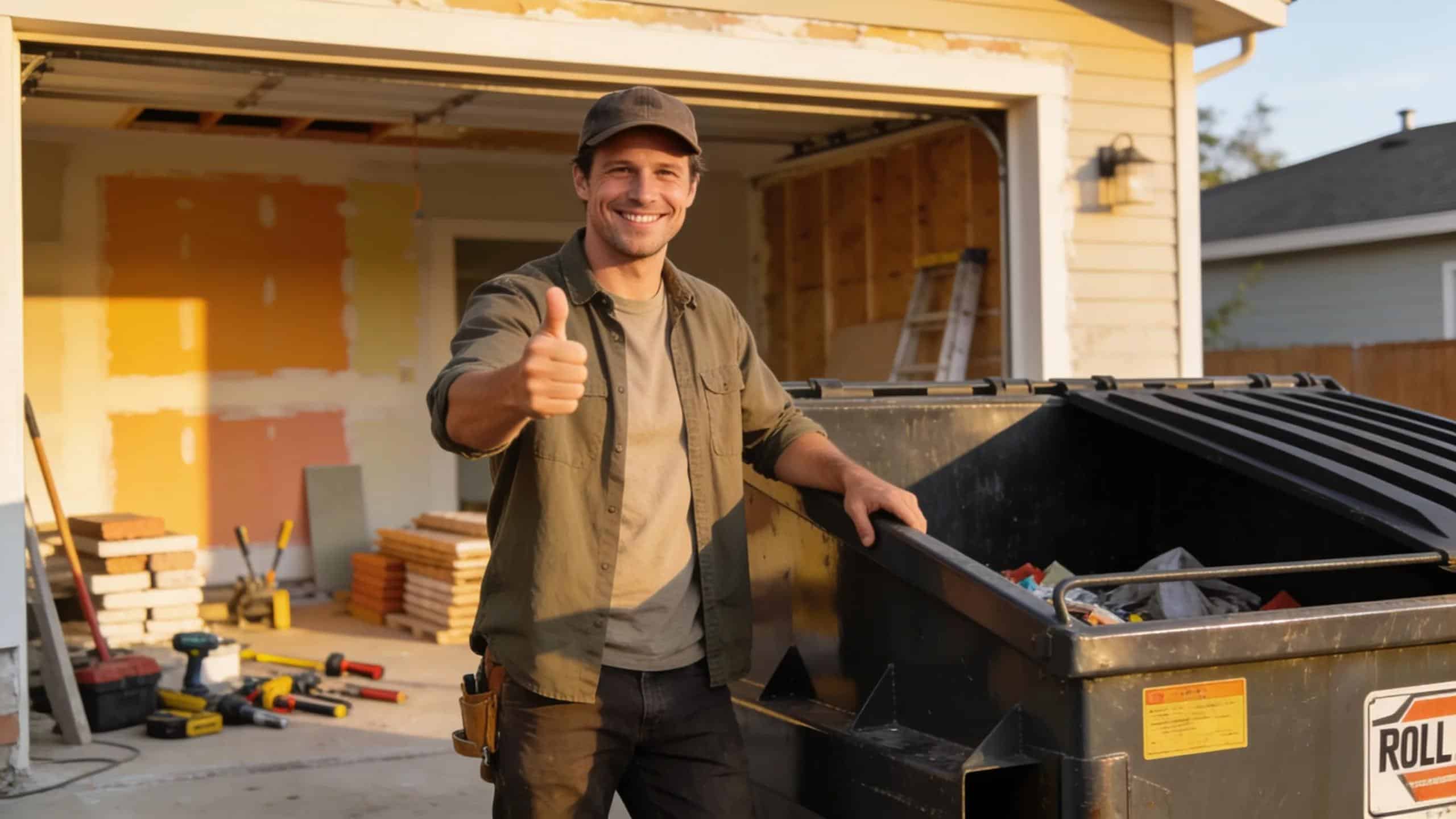 Customer satisfaction with EcoBox Dumpsters service during home renovation