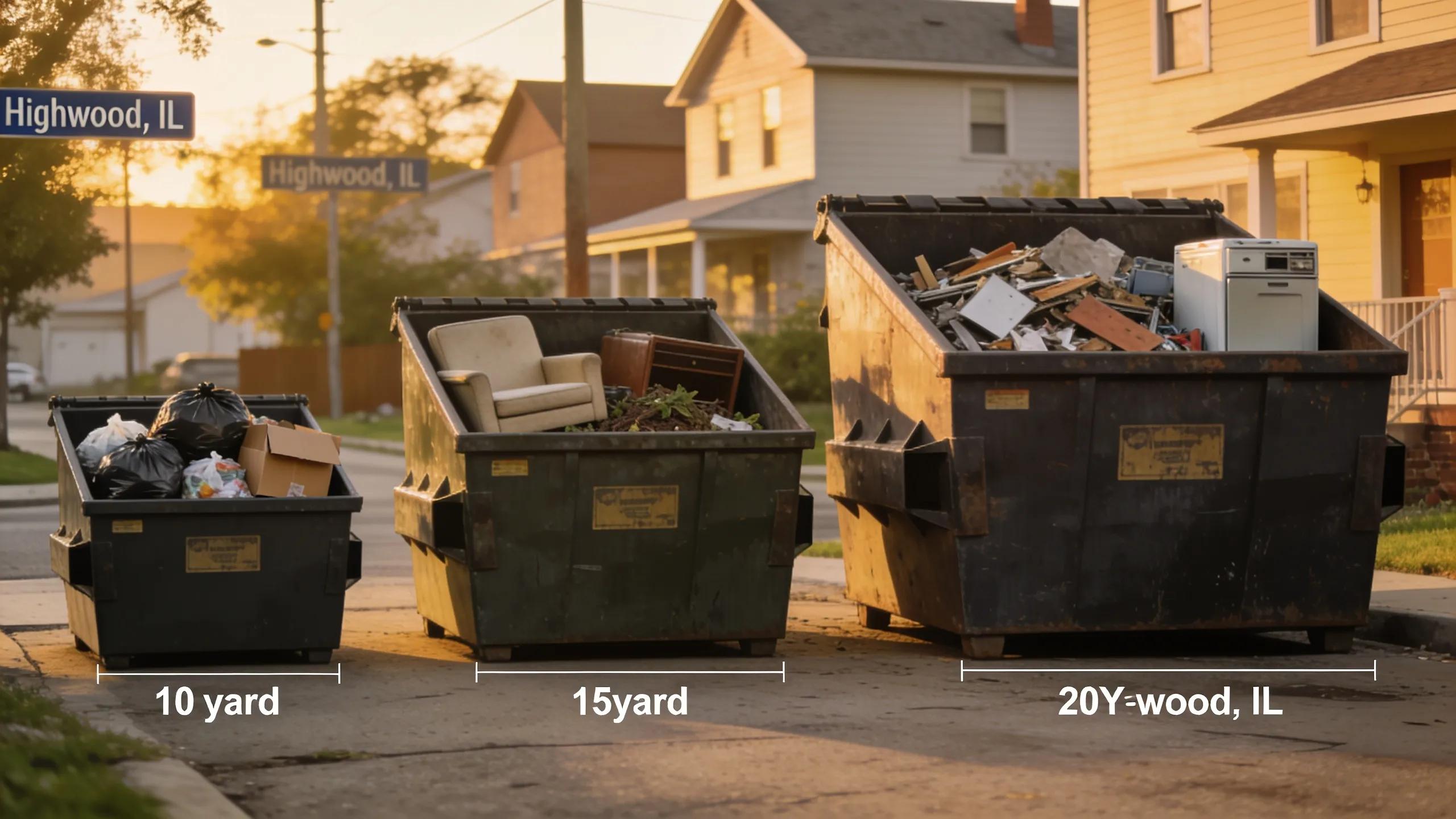 EcoBox Dumpsters: 10, 15, and 20-yard dumpsters in Highwood, IL, for residential and construction projects.