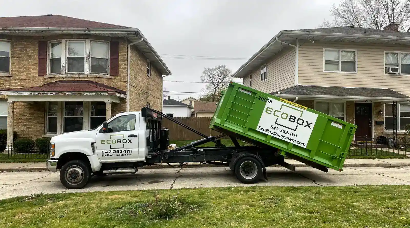 EcoBox supports projects ranging from small residential cleanouts to large-scale construction and renovation work.; Older