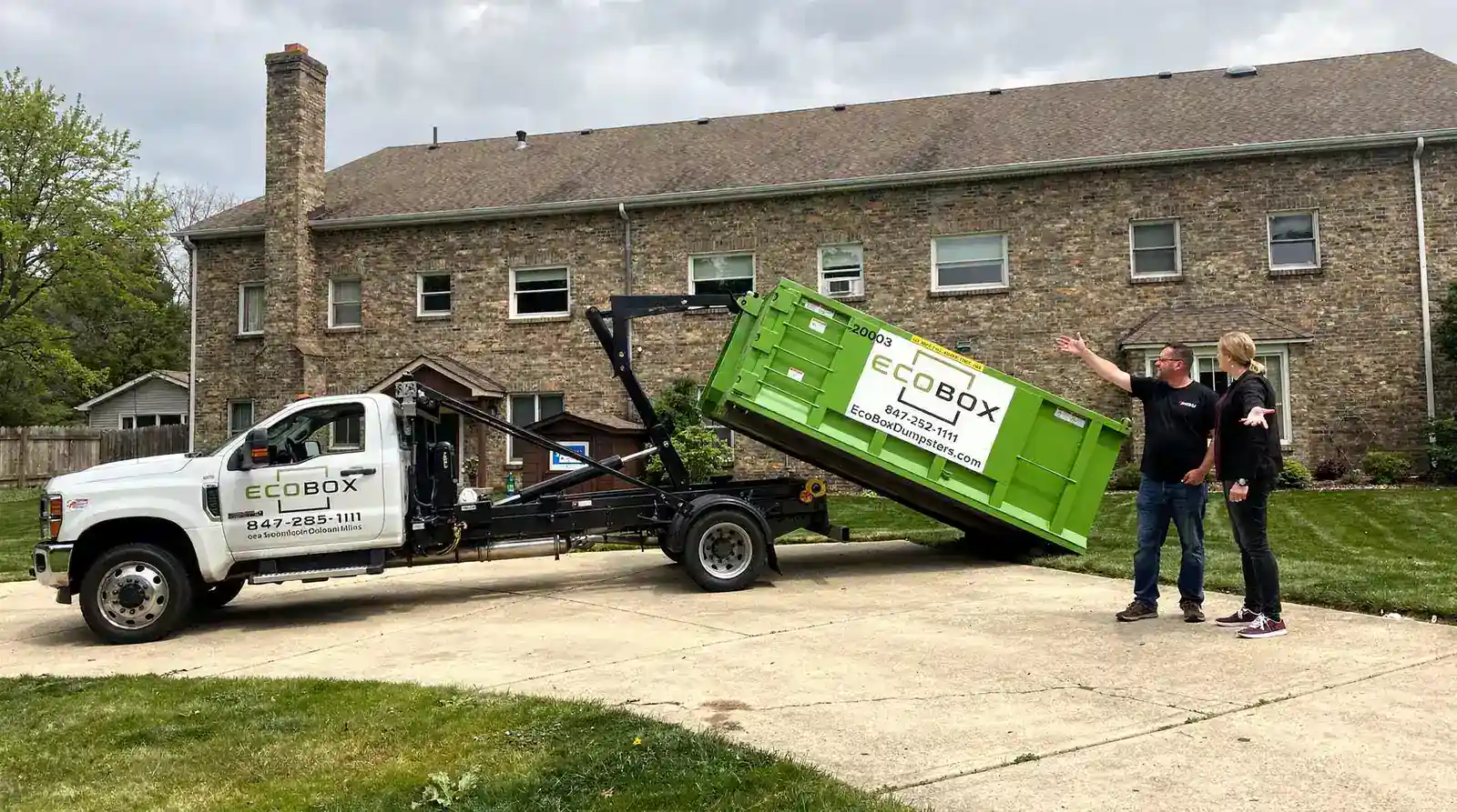 EcoBox Dumpsters works with homeowners, contractors, and businesses on cleanups throughout Lake and Northern Cook